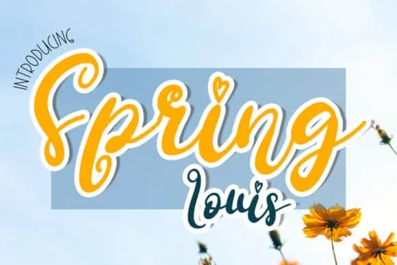 Spring Louis Font Spring Louis Font