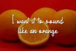 Squeezed Orange Font