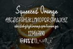 Squeezed Orange Font
