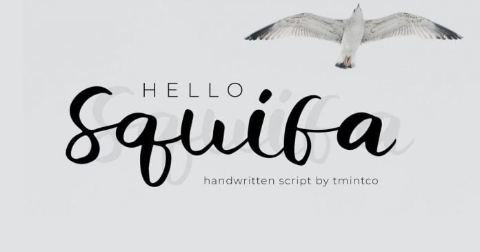 Squifa - Handwritten Font