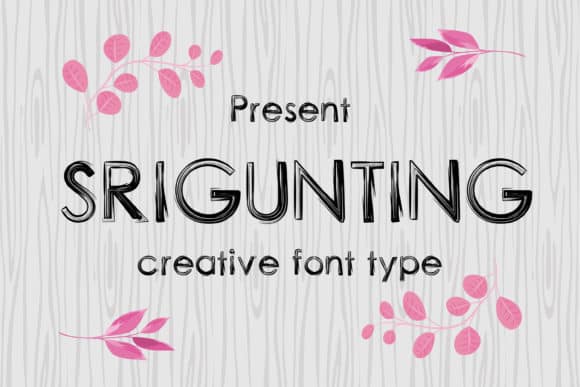 Srigunting Font