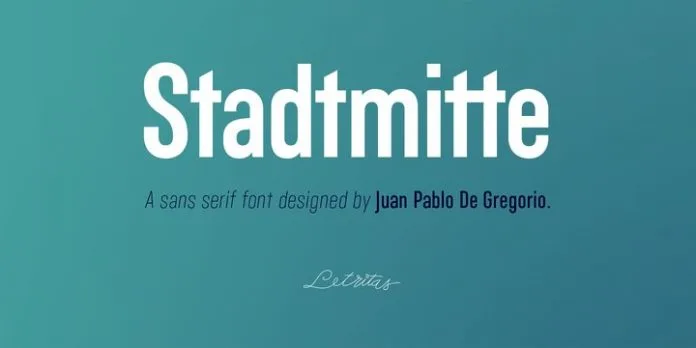 Stadtmitte Font