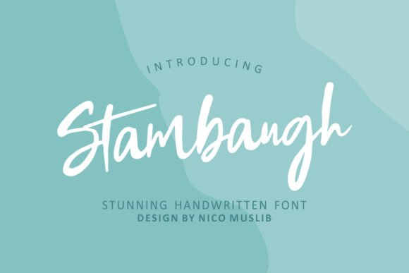 Stambaugh Font