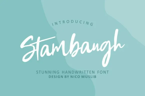 Stambaugh Font