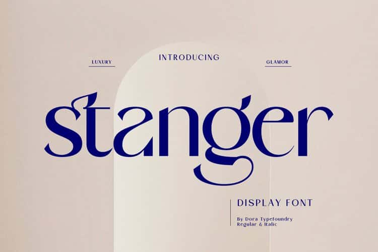 Stanger Display Font