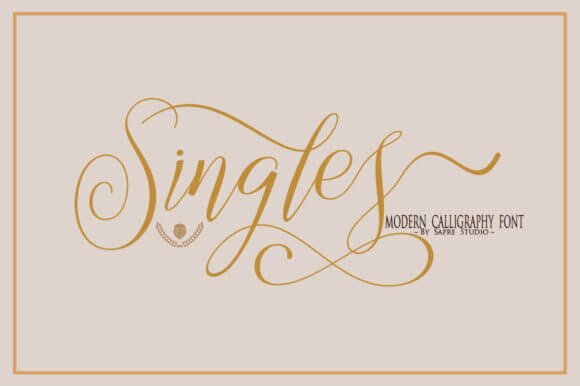 Singles Font