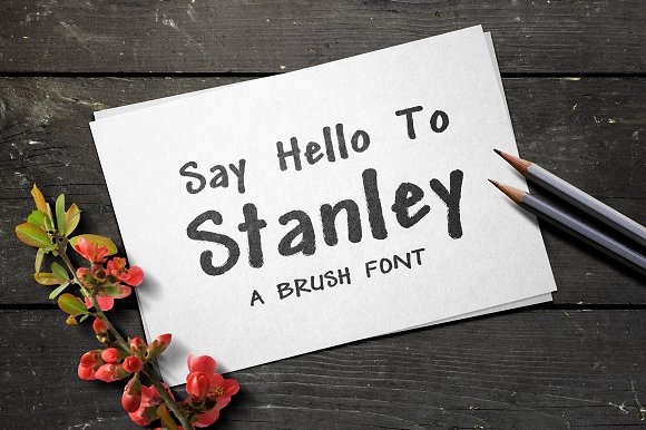 Stanley Brush Font