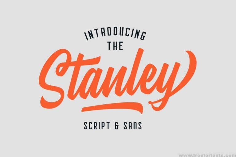 Stanley Font Duo Font Free Download