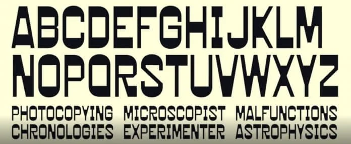 Star Inversion Font