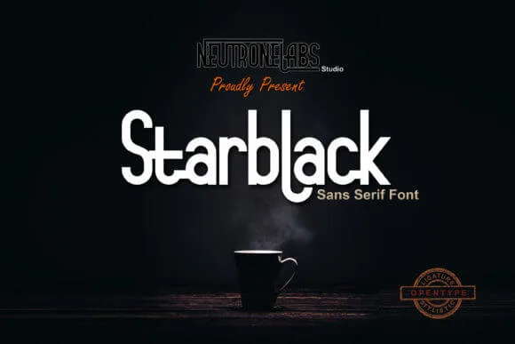Starblack Font