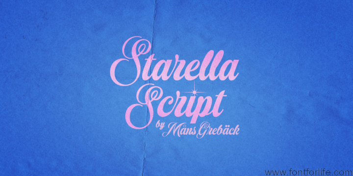 Starella Script Font