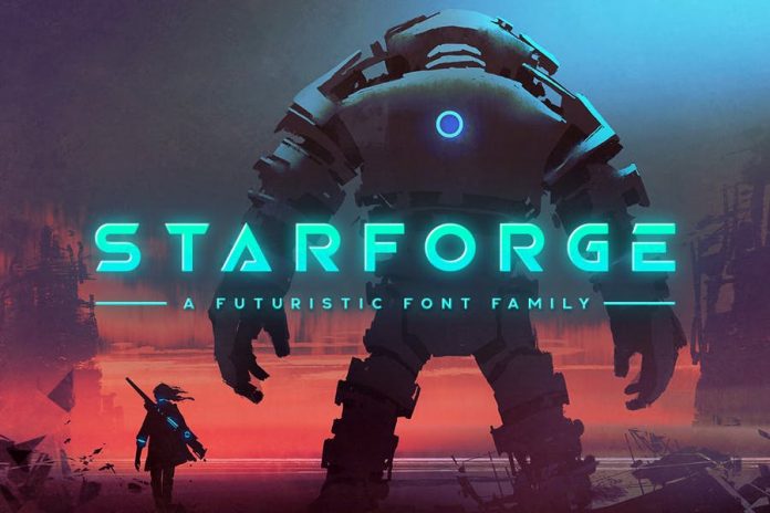 Starforge Regular font
