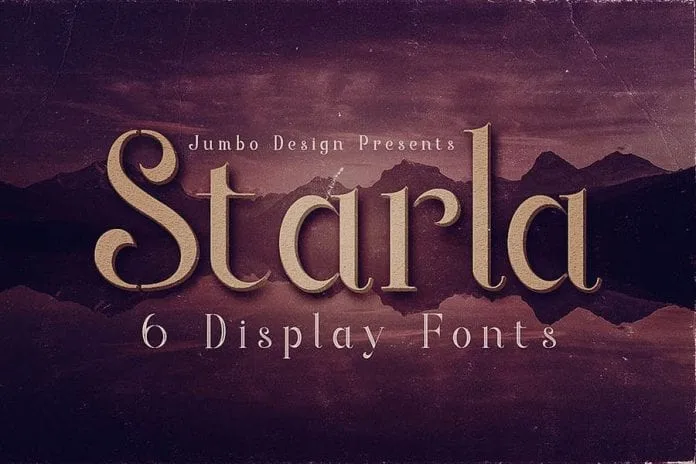 Starla Display Font