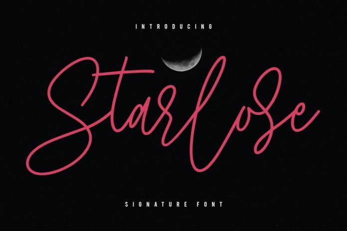 Starlose Signature Font