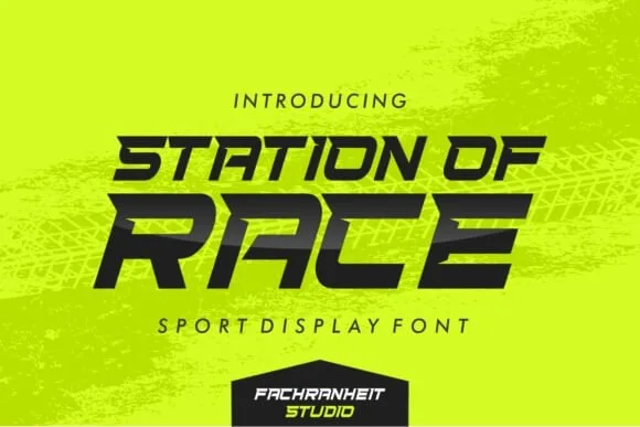 Station of Race font