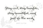 Stay Cool Font