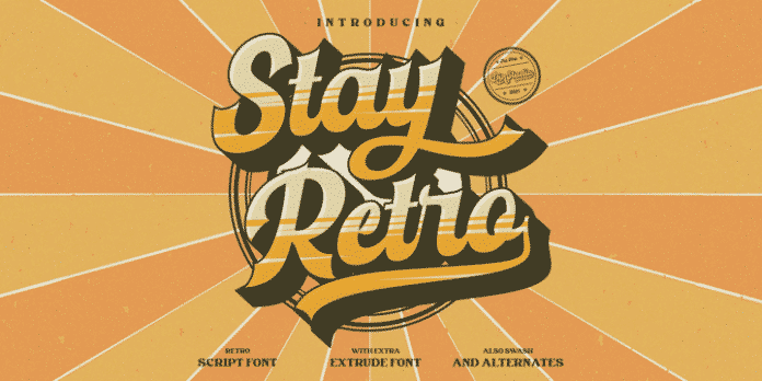 Stay Retro Font Family