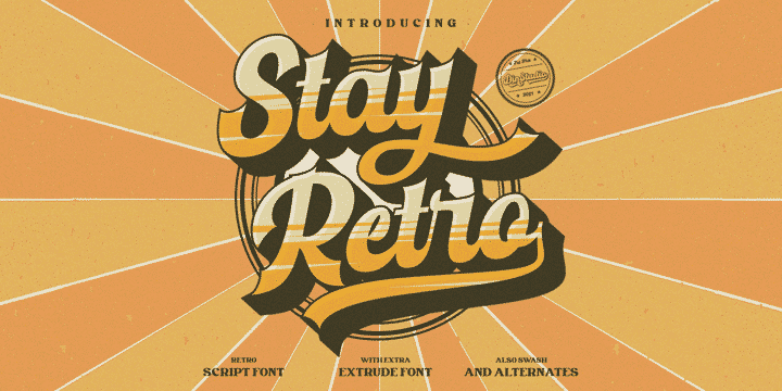 Stay Retro Font Family