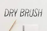 Stay Strong - Dry Brush Font