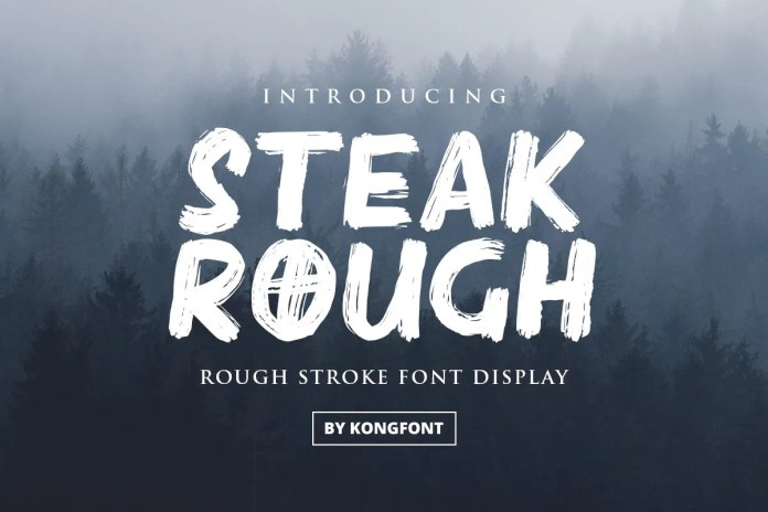 Steak Rough Font