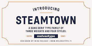 Steamtown Font Family