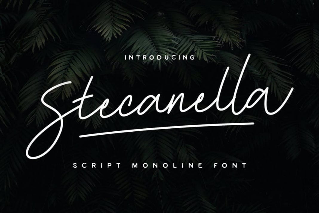 Stecanella - Script Font