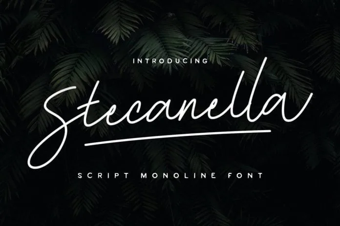 Stecanella - Script Font