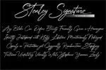 Stenley Signature - Modern Script Font