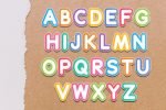 Sticker Alphabetical Font