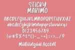 Sticky Marimo Font