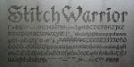 Stitch Warrior Font