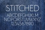 Stitched Line Font