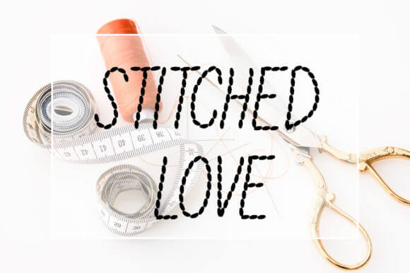 Stitched Love Font