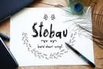 Stobau Font