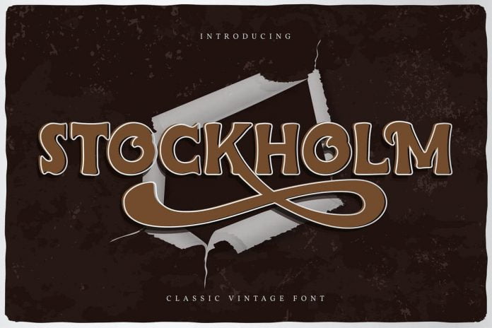 Stockholm Classic Vintage Font