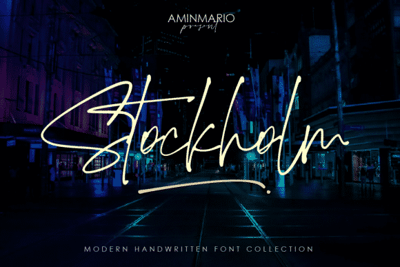 Stockholm Font Stockholm Font