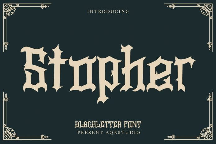 Stopher - Blackletter Font