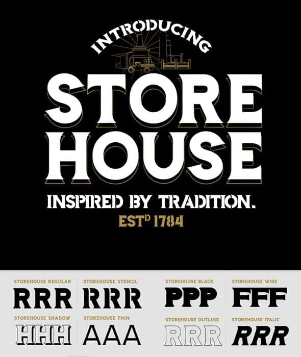 Storehouse Font