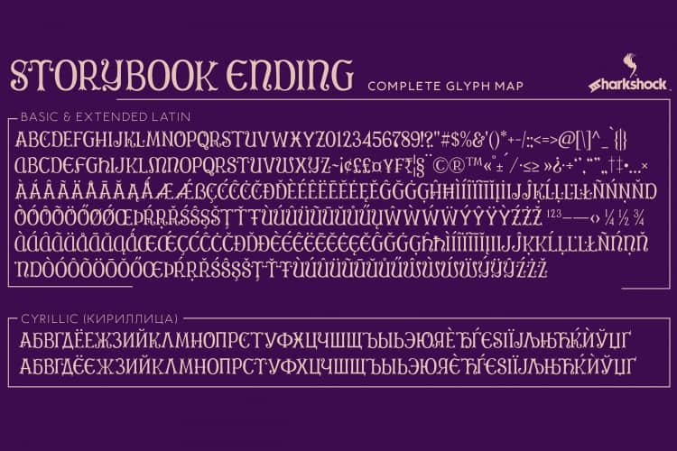 Storybook Ending Cyrillic Font