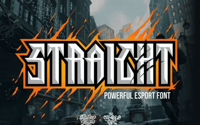 Straight - Powerful Esport Font