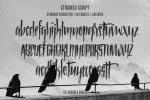 Strained Brush Font