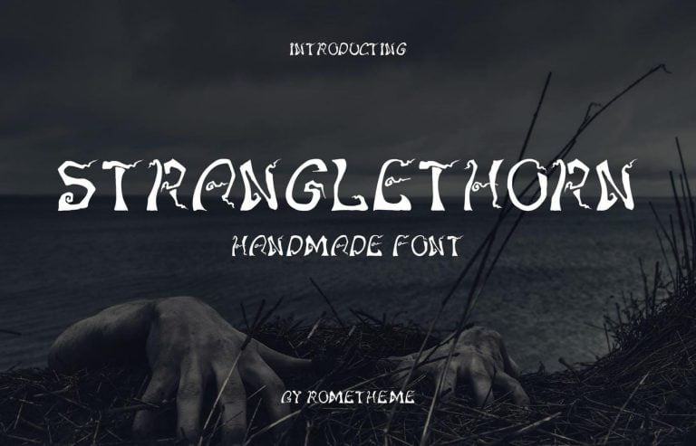 Stranglethorn Font Free Downlaod