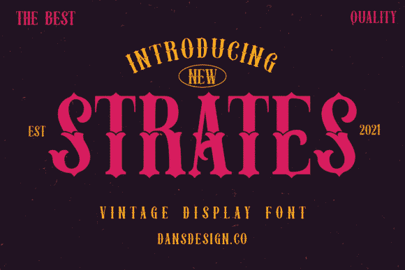Strates Font