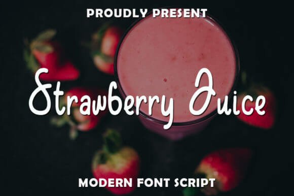 Strawberry Juice Font