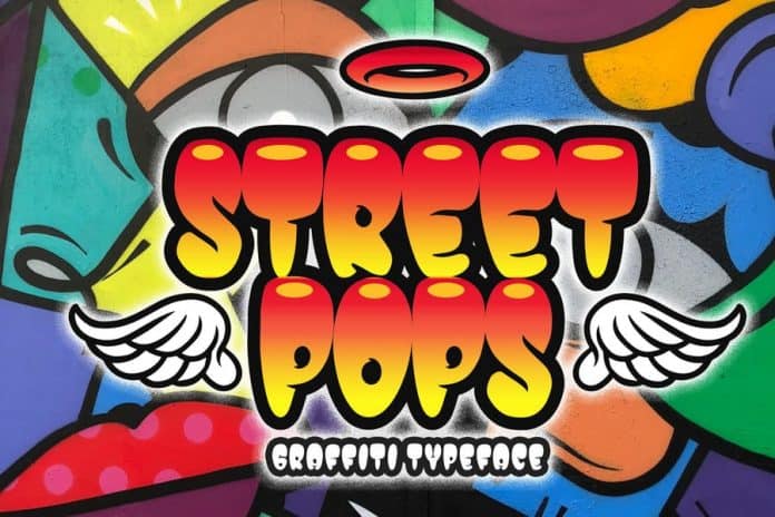 Street Pops - Graffiti Typeface Font
