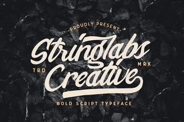 Stringlabs Creative Bold Script Font