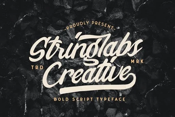 Stringlabs Creative Bold Script Font
