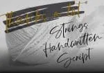 Strings - Handwritten Script Font