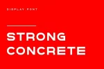 Strong Concrete - Display Font