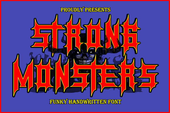 Strong Monsters Font